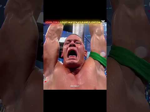 John Cena I Quit Match vs Randy Orton ☠️🔥 || Edit