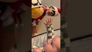 SNOWY and ELFY surprise baby sit ENZO!!