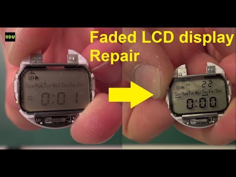 Faded LCD display Repair - Ep 49  -VintageDigitalWatches