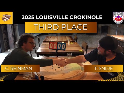 2025 Louisville Crokinole Championship Third Place Reinman VS Snide