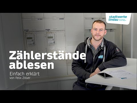 Zählerstände ablesen - ganz einfach erklärt