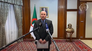 تصريح السيد الوزير الأول وزير المالية بشأن اندلاع حرائق غابية في عدد من الولايات