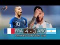 France 4-3 Argentina■ World Cup [2018] Extended Highlights Goals #messi HD