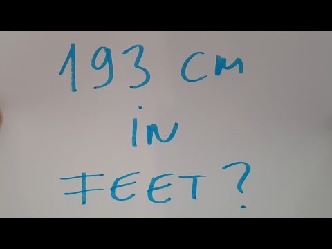 193cm In Feet