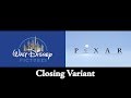 Walt Disney Pictures Pixar Animation Studios Closing Logo Remakes 16 9 October Update