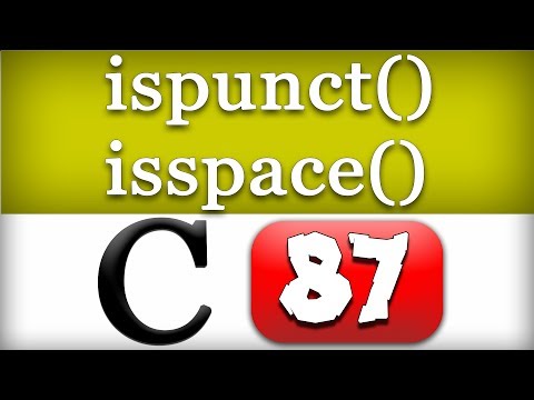 Learn ispunct isspace Functions in C Programming Language Video ...