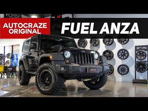 MIDNIGHT MADNESS // Fuel Anza Wheels | Jeep Wrangler Rims | AutoCraze 2017