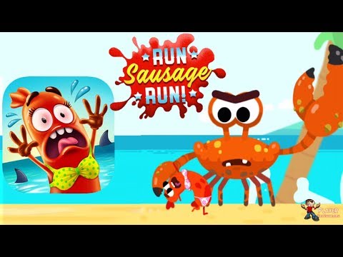 Run Sausage Run! Horro Beach Escape By Crazy Labs New Update Gameplay - YouTube