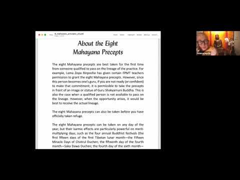 Eight Mahayana Precepts