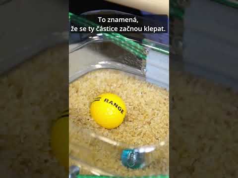 Archimédův zákon pomocí rýže.