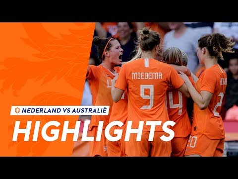 Highlights OranjeLeeuwinnen - Australië (1/6/2019)