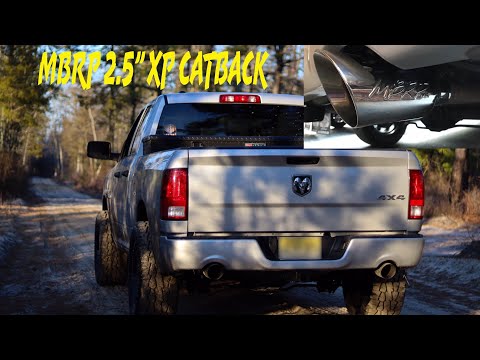 MBRP 2.5” XP Catback Exhaust for Ram 1500 5.7 Hemi | Start up, Revs and Launches + Interior Sounds