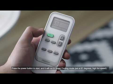 YouTube video about: How to reset hisense portable air conditioner?
