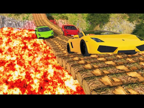 Cars vs Lava 🔥 - BeamNG.Drive