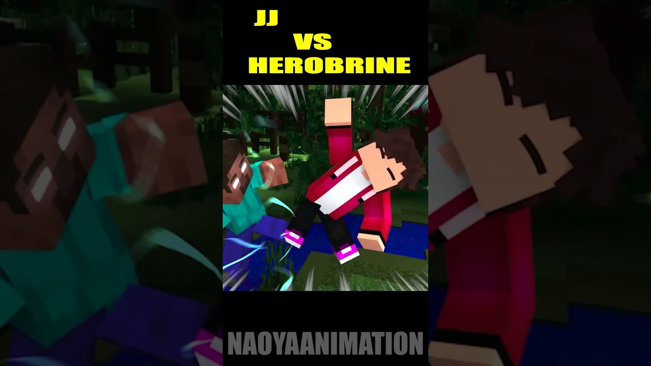 JJ VS Herobrine 【MaizenAnimation】⬇️fullmovie⬇️