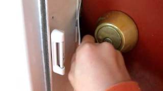 How to simply open a LOCKED door with a card
