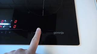 How to Power On / Off Gorenje Induction Hob?