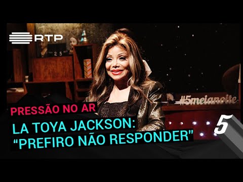 La Toya Jackson: "Eu prefiro não responder" | 5 Para a Meia-Noite | RTP