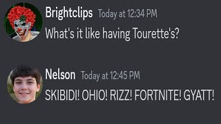 Interviewing A Member In My Discord Server With Tourette's.