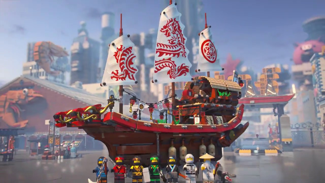 Lego 70618 The Ninjago Movie Летающий корабль Мастера Ву