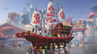LEGO Ninjago Летающий корабль Мастера Ву (70618) - відео 3