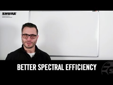 Shure Whiteboard - Increased Spectral Efficiency with HD Mode