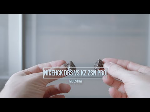 Comparativa Sonido Nicehck DB3 vs KZ ZSN Pro