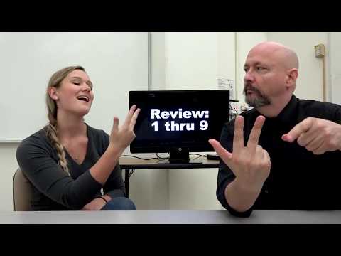Numbers in ASL Advanced 01 American Sign Language