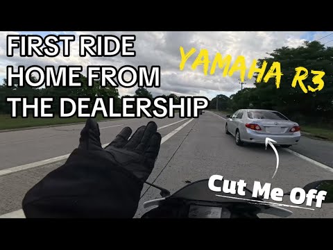FIRST RIDE HOME FROM THE DEALERSHIP Yamaha R3 Beginner Rider Struggles