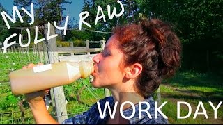My Fully Raw Work Day | 40BelowFruity