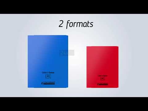 CONQUERANT, le Cahier à rabats, pour les scolaires