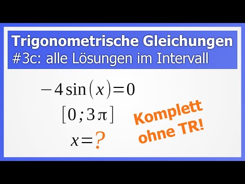 Solving trigonometric equations #3c: all solutions in the interval (without TR, sine, zeros)