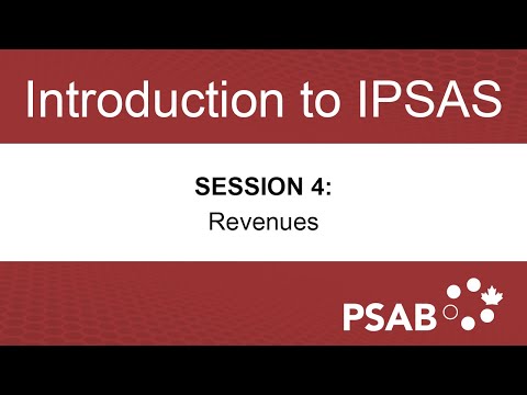 Introduction to IPSAS Workshop – Session 4 – Revenues