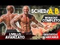 Scheda A e B ALLENAMENTO livello AVANZATO ▪ Scheda GRATUITA scaricabile FULL BODY