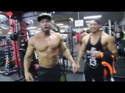 Treino com Bambam e Fe Franco na academia