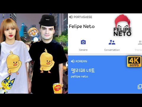 Felipe Neto in different languages meme