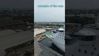 SERENADE OF THE SEAS DOCKED IN PORT OF CARTAGENA, COLOMBIA #RCCLCRUISELINE #CRUISESHIP