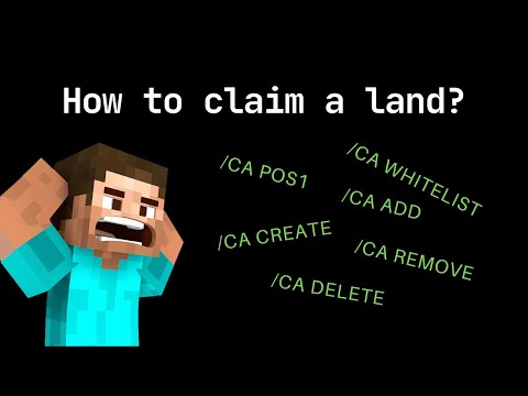 Softtricks Youtube - How to claim an area | Commands | Land claim in minecraft server | CustomAreas plugin in aternos