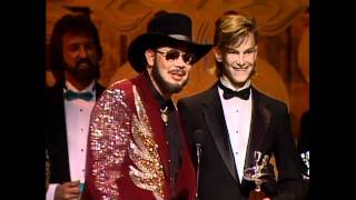 Hank Williams Jr Wins Top Video of the Year For "Young Country" - ACM Awards 1989