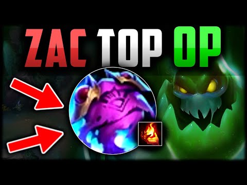 ZAC WAS MADE FOR TOP LANE! (BORK NERF ENJOYER) How to Play Zac top & Carry Low Elo Season 14