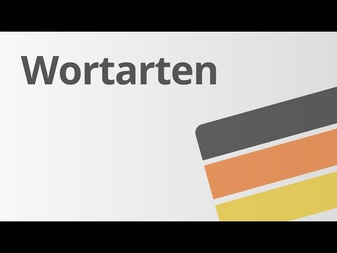 Deutsch Grammatik: Die Wortarten | Deutsch | Grammatik