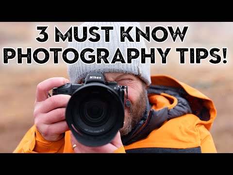 3 EASY PHOTOGRAPHY TIPS every BEGINNER should know