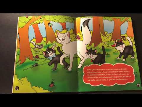 Leitura do livro infantil "O Gato Lindinho"