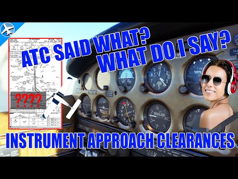 Instrument Approach Clearances with ATC Communications | Pro Pilot + Air Traffic Controllers
