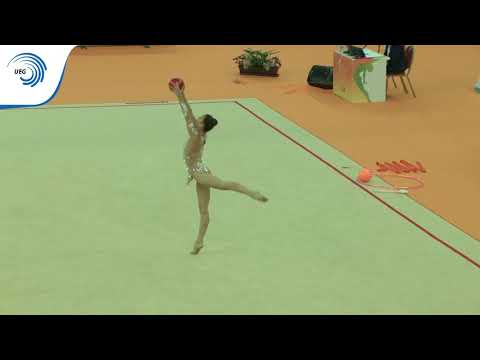 Polina BEREZINA (ESP) - 2018 Rhythmic Europeans, all around final ball