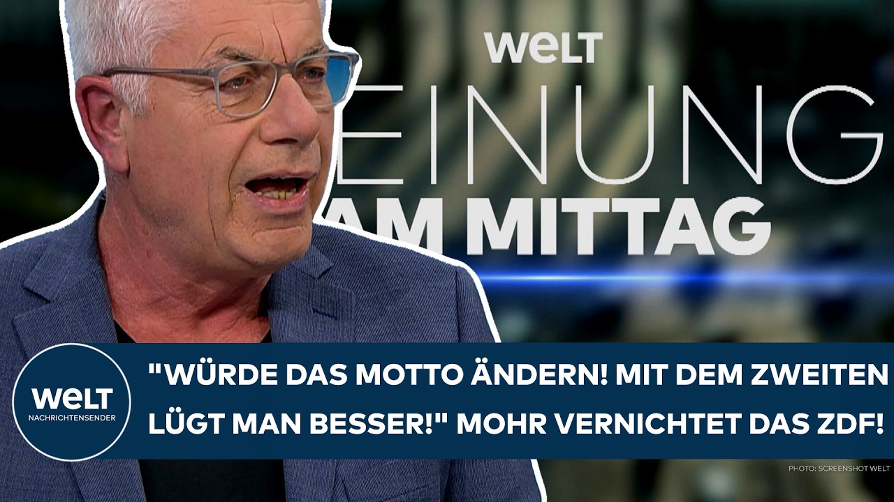 DEUTSCHLAND: "Sie tun immer so, als wären sie neutral – das stimmt nicht!" Knallhart-Kritik am ZDF!