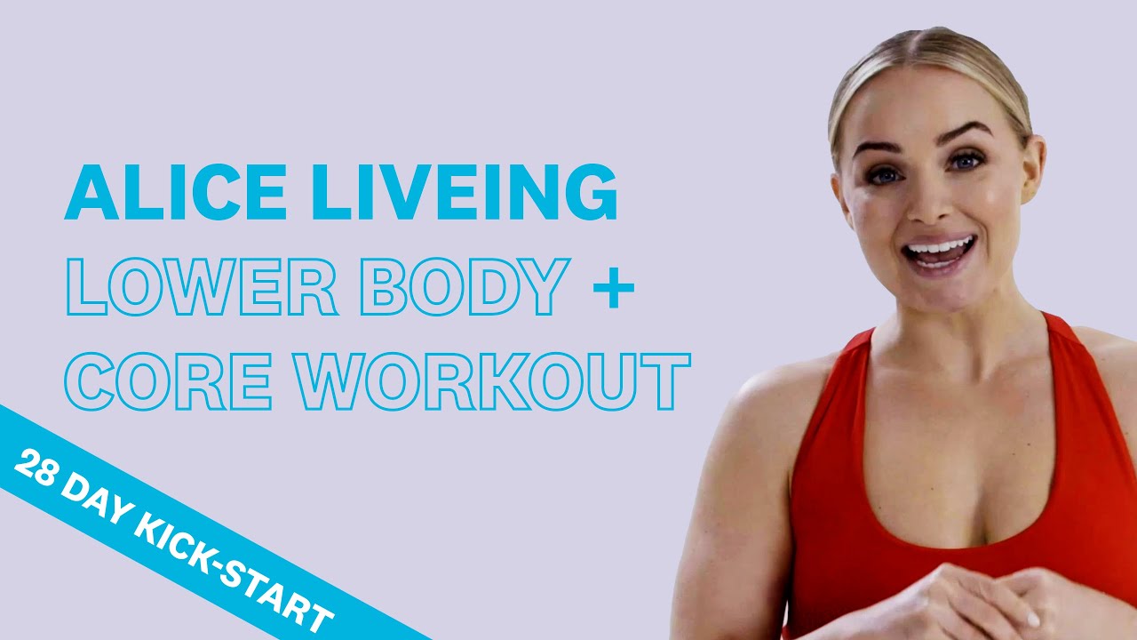 Alice Liveing Beginner Lower Body and Core Workout | 28 Day Kick-Start thumnail