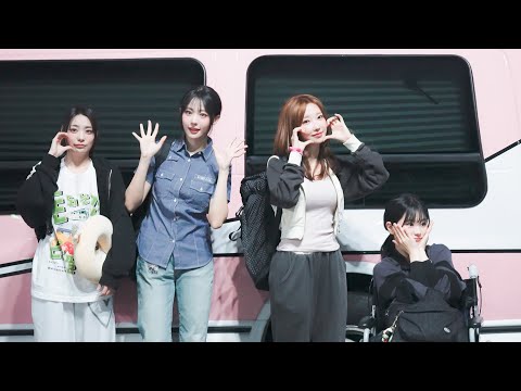 [4K] 251005 QWER "ROCKATION" 퇴근길 직캠 @2025 QWER 1ST WORLD TOUR "ROCKATION" DAY 3