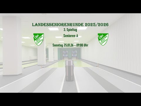 3. Spieltag Landesseniorenrunde 2025/2026 Senioren A