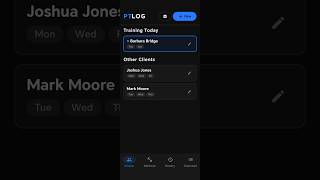PT Log - Overview of app functionality